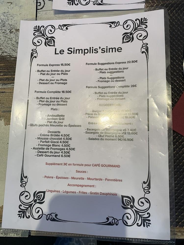 Le Simplissime - Menu Image 2